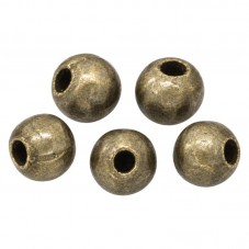 20 Perles Intercalaires Bronze 6mm pour la Création de Bijoux Fantaisie - DIY