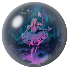 Cabochon en Verre Illustré Alice Danseuse sur l’Horloge Rose 12 à 25mm pour la Création de Bijoux Fantaisie - DIY