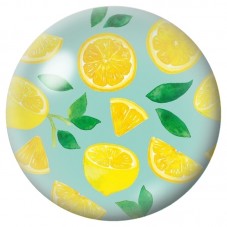 Cabochon en Verre Illustré Citrons 12 à 25mm pour la Création de Bijoux Fantaisie - DIY