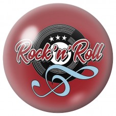 Cabochon en Verre Illustré Logo Rock'n'Roll 12 à 25mm pour la Création de Bijoux Fantaisie - DIY
