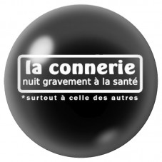 Cabochon en Verre Illustré La Connerie Nuit à la Santé 12 à 25mm pour la Création de Bijoux Fantaisie - DIY