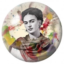 Cabochon en Verre Illustré Frida Kahlo Photographie Aquarelle 12 à 25mm pour la Création de Bijoux Fantaisie - DIY
