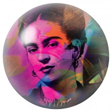 Cabochon en Verre Illustré Frida Kahlo Géométrique Rose 12 à 25mm pour la Création de Bijoux Fantaisie - DIY