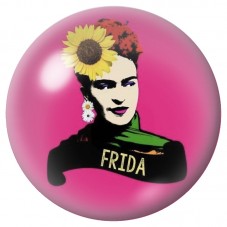 Cabochon en Verre Illustré Frida Kahlo au Tournesol 12 à 25mm pour la Création de Bijoux Fantaisie - DIY