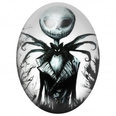 Cabochon en Verre Illustré Jack aux Épaules Déchirées 13x18, 18x25 ou 30x40mm pour la Création de Bijoux Fantaisie - DIY