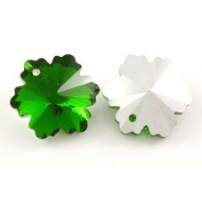 5 Breloques Flocon de Neige Noël 14mm