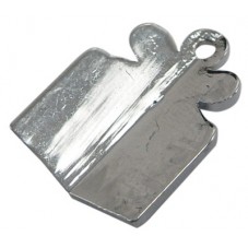 2 Breloques Cadeau Emaillé avec Strass Noël 19x14mm