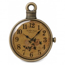 2 Breloques Horloge Montre Ancienne Bronze Thème Alice au Pays des Merveilles 18mm pour la Création de Bijoux Fantaisie - DIY
