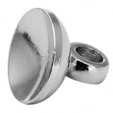 4 Attaches Pendentif Argenté pour Globe 6mm