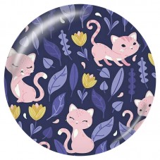 Cabochon en Verre Illustré Chats 12 à 25mm pour la Création de Bijoux Fantaisie - DIY