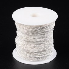 1 Mètre de Chaine Très Fine 1,5mm Argentée