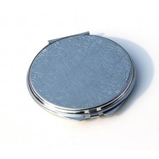 Miroir de Poche Rond en Métal 6.2cm "Je suis unique"