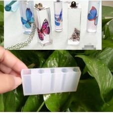 1 Moule en Silicone 6 Formes Géométriques Création Résine pour la Création de Bijoux Fantaisie - DIY