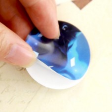 46 Autocollants Chat Rond et Carré  3.6-4cm