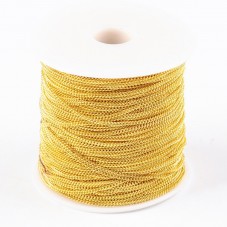 1 Mètre de Chaine Extra Fine Doré 1mm