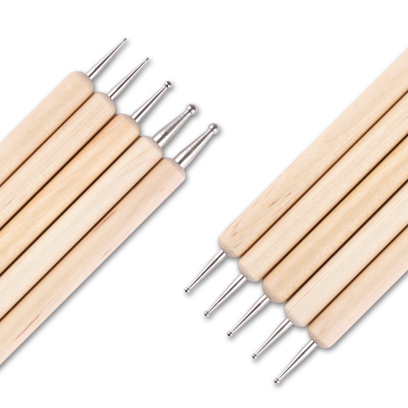 5 Outils à Boules pour Sculpture et Modelage en Acier Inoxydable