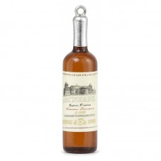 2 Breloques Bouteilles de Vin Marron 4.8cm pour la Création de Bijoux Fantaisie - DIY