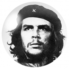Cabochon en Verre Illustré Portrait de Che Guevara 12 à 25mm pour la Création de Bijoux Fantaisie - DIY