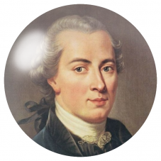 Cabochon en Verre Illustré Portrait d’Emmanuel Kant 12 à 25mm pour la Création de Bijoux Fantaisie - DIY