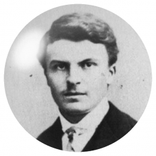 Cabochon en Verre Illustré Portrait de Guy de Maupassant 12 à 25mm pour la Création de Bijoux Fantaisie - DIY