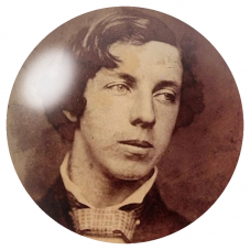 Cabochon en Verre Illustré Portrait de Lewis Carroll 12 à 25mm pour la Création de Bijoux Fantaisie - DIY