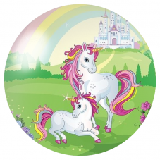 Cabochon en Verre Illustré Licornes au Château 12 à 25mm pour la Création de Bijoux Fantaisie - DIY