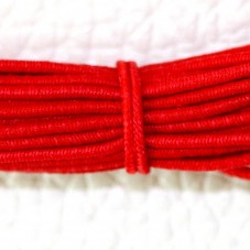 25 Mètres de Cordon Élastique Rouge 1mm