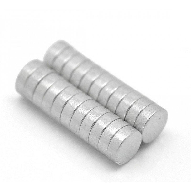 4 Aimants Disques Ultra-Puissants 6x1,5mm