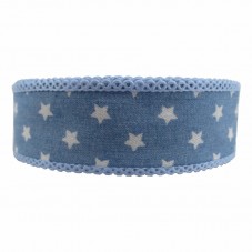 18 Mètres de Ruban Gros Grain Étoile 25mm  pour la Création de Bijoux Fantaisie - DIY