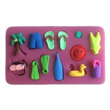 Moule en Silicone Accessoires de Plage 