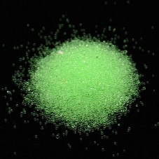 1 Sachet de 10g de Microbilles en Verre Vert 1.0-1.5mm  pour la Création de Bijoux Fantaisie - DIY