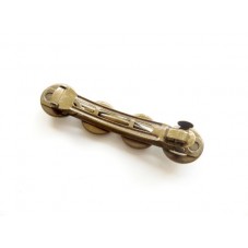 Support Barrette Cheveux Bronze pour 4 Cabochons 12mm