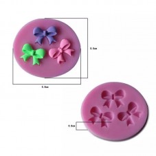 Moule en Silicone Nœud 2,3cm Fimo Résine Gâteau