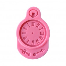 Moule en Silicone Horloge Alice au Pays des Merveilles Fimo Résine Gâteau