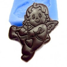 Moule en Silicone Ange Cupidon 4,5x3cm Fimo Résine Gâteau 