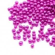 1 Sachet de 10g de Microbilles en Verre 1-1,5mm Magenta  pour la Création de Bijoux Fantaisie - DIY