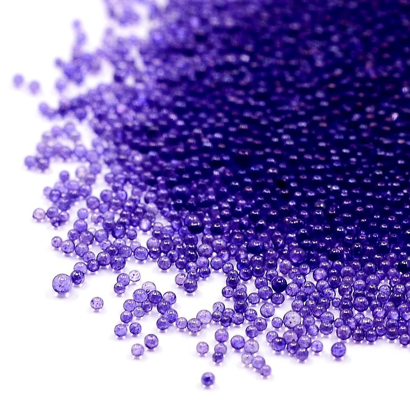 1 Sachet de 10g de Microbilles en Verre 0.6-0.8 mm Violet