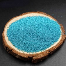 1 Sachet de 10g de Microbilles en Verre 0.4mm Bleu  pour la Création de Bijoux Fantaisie - DIY