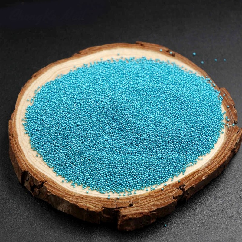 Microbilles en Verre Bleu Turquoise 0,4mm – Sachet de 10g