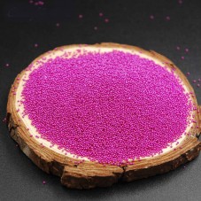 1 Sachet de 10g de Microbilles en Verre 0.4mm Fuchsia  pour la Création de Bijoux Fantaisie - DIY