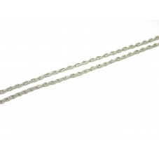 1 Mètre de Chaîne à Mailles Platine 4,5x3mm