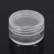 2 Boîtes de Rangement en Plastique pour Perles ou Petites Fournitures 3x1.8cm